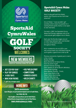 Printed Golf flyer